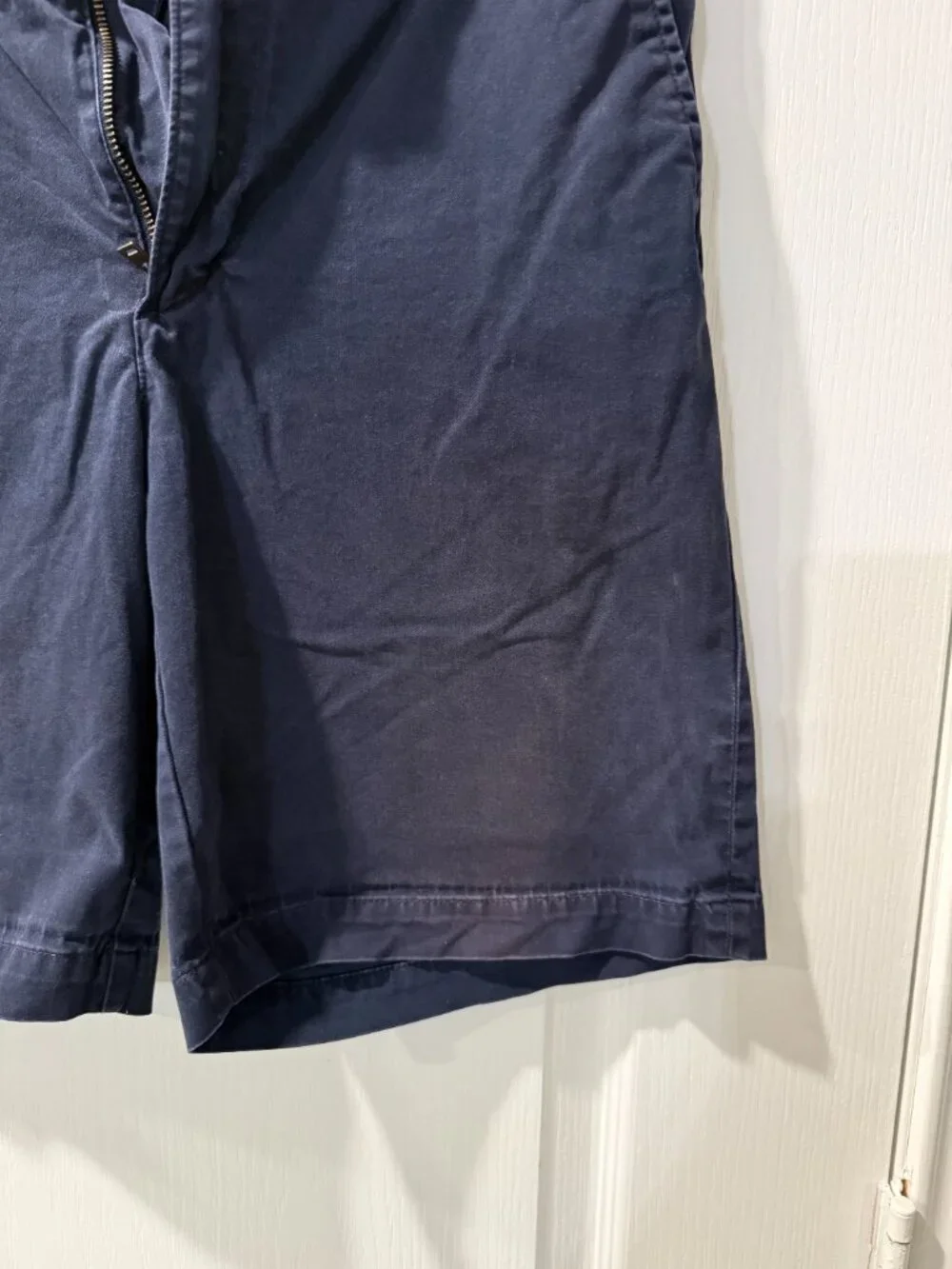 Land's End Men's Traditional Fit Chino Shorts Navy Size 32 8.5